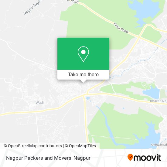 Nagpur Packers and Movers map