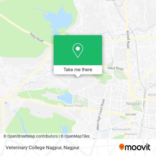 Veterinary College Nagpur map