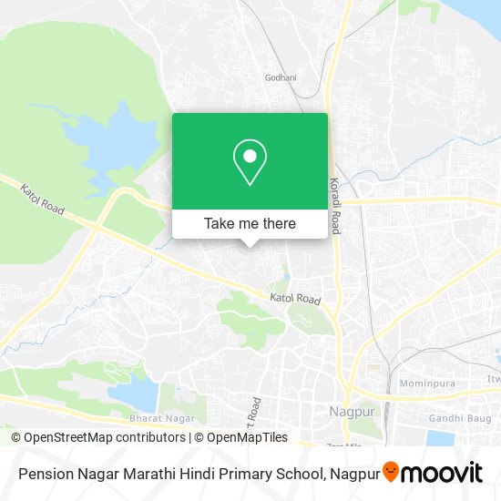 Pension Nagar Marathi Hindi Primary School map