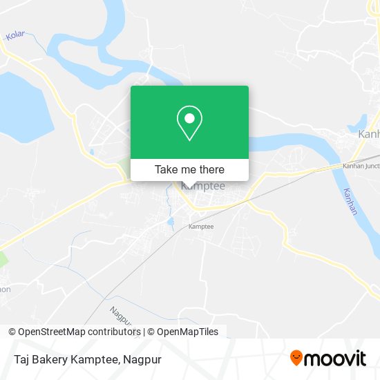 Taj Bakery Kamptee map