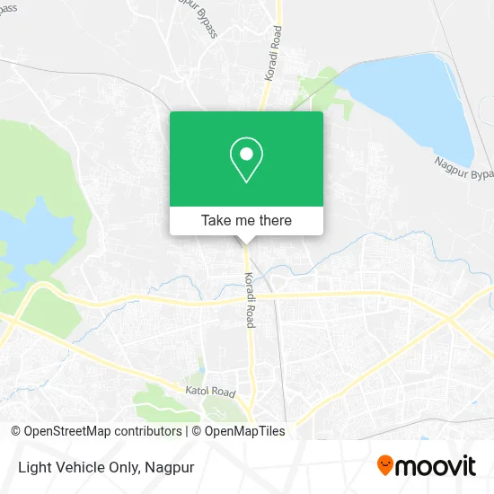 Light Vehicle Only map