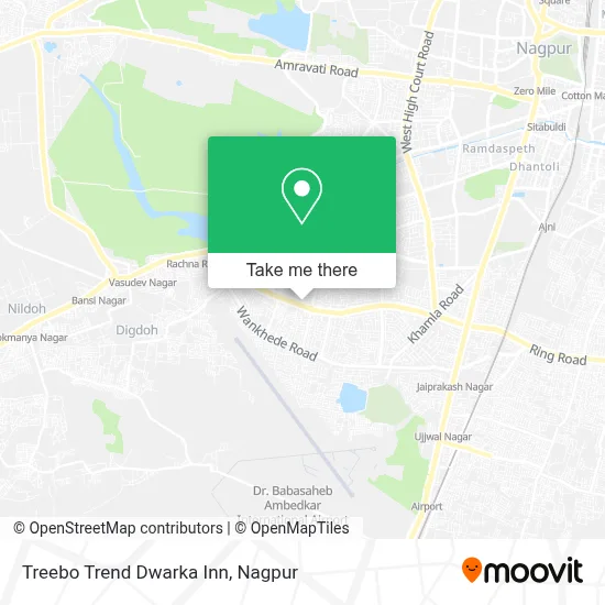 Treebo Trend Dwarka Inn map