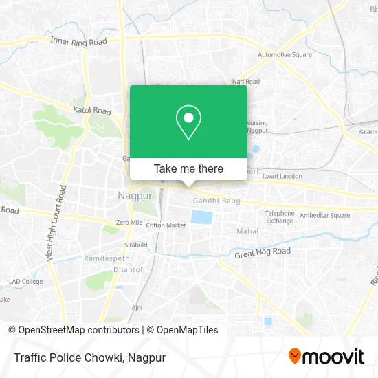 Traffic Police Chowki map