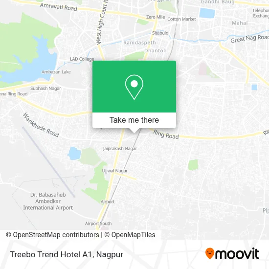 Treebo Trend Hotel A1 map