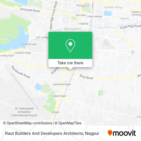 Raut Builders And Developers Architects map