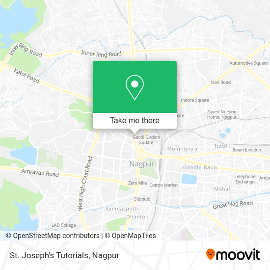 St. Joseph's Tutorials map