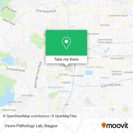 Vsure Pathology Lab map
