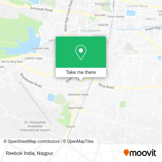 Reebok India map