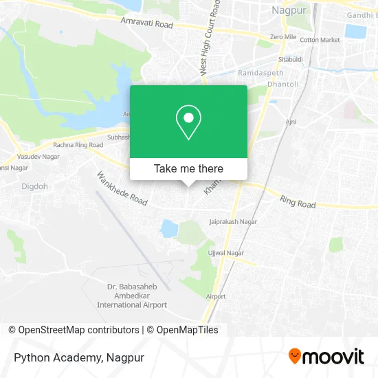 Python Academy map