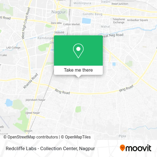 Redcliffe Labs - Collection Center map