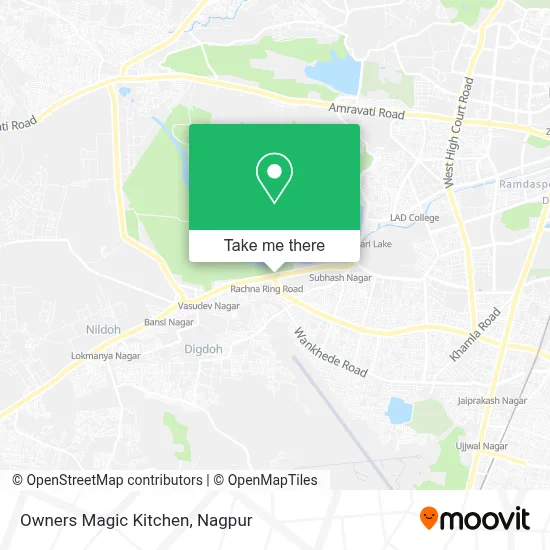 Owners Magic Kitchen map