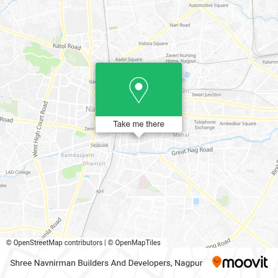 Shree Navnirman Builders And Developers map
