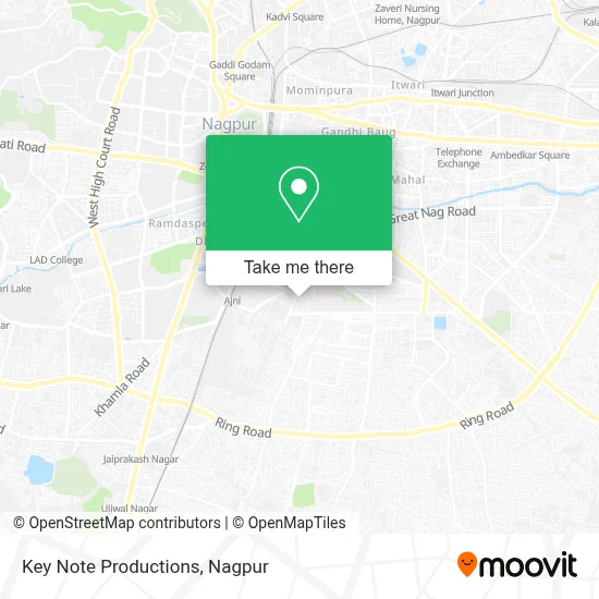 Key Note Productions map