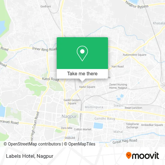 Labels Hotel map