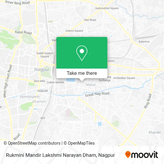 Rukmini Mandir Lakshmi Narayan Dham map