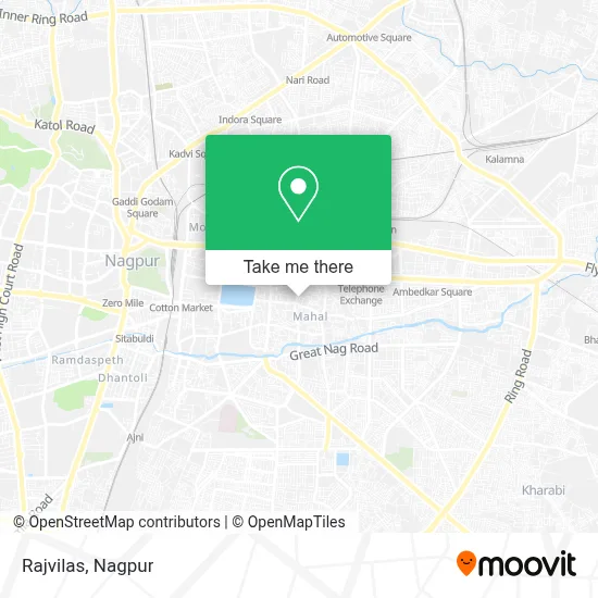 Rajvilas map