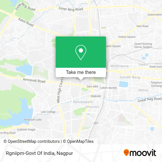 Rgniipm-Govt Of India map