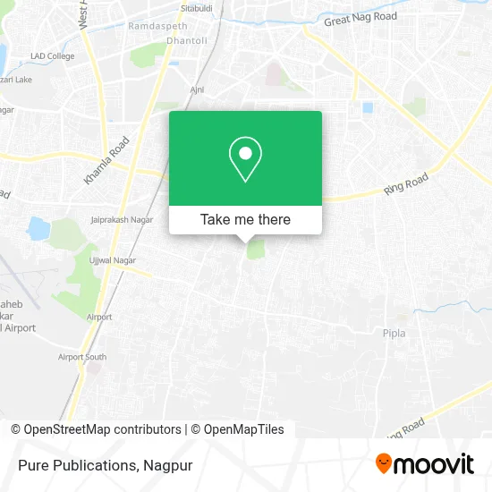 Pure Publications map