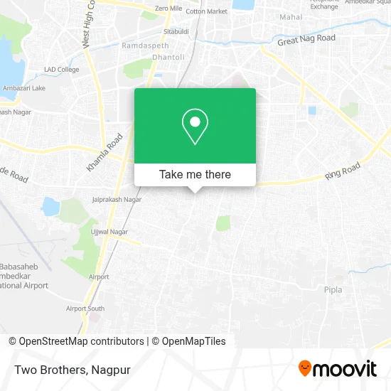 Two Brothers map