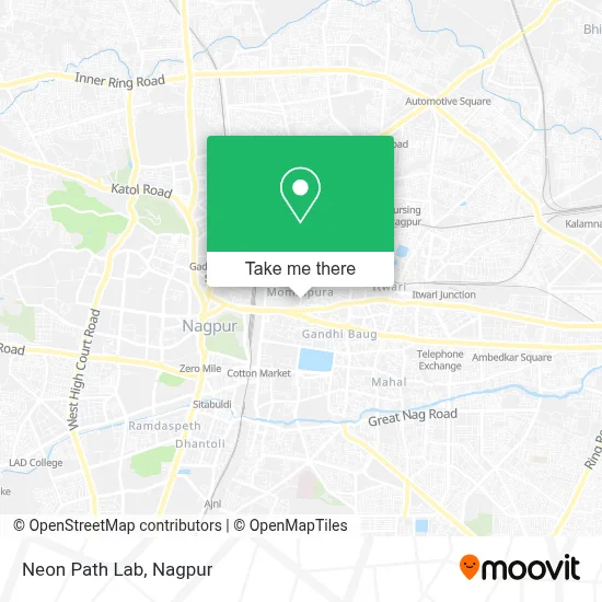 Neon Path Lab map