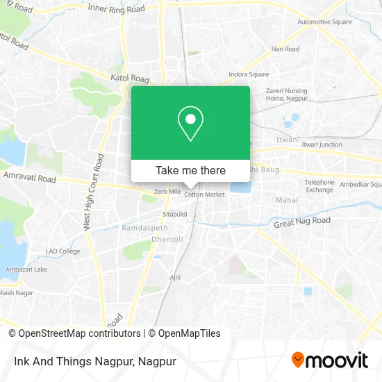 Ink And Things Nagpur map