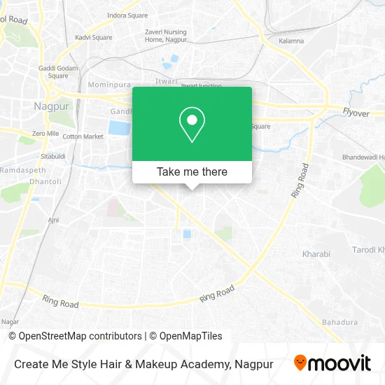 Create Me Style Hair & Makeup Academy map