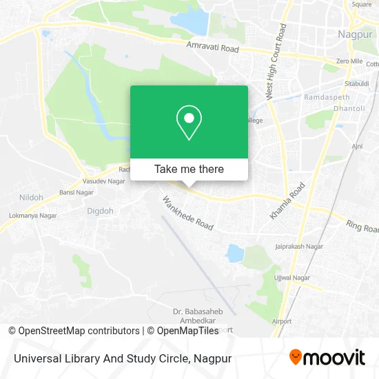 Universal Library And Study Circle map