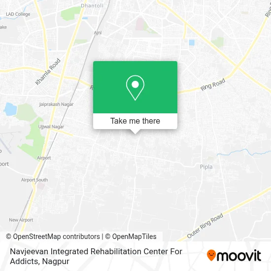 Navjeevan Integrated Rehabilitation Center For Addicts map