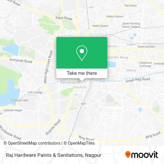 Raj Hardware Paints & Sanitations map