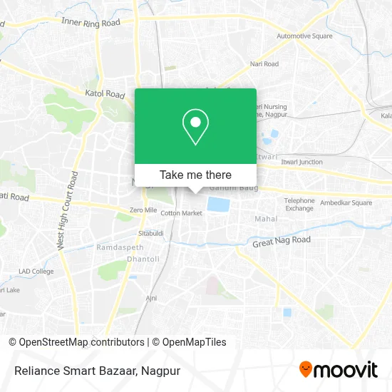 Reliance Smart Bazaar map