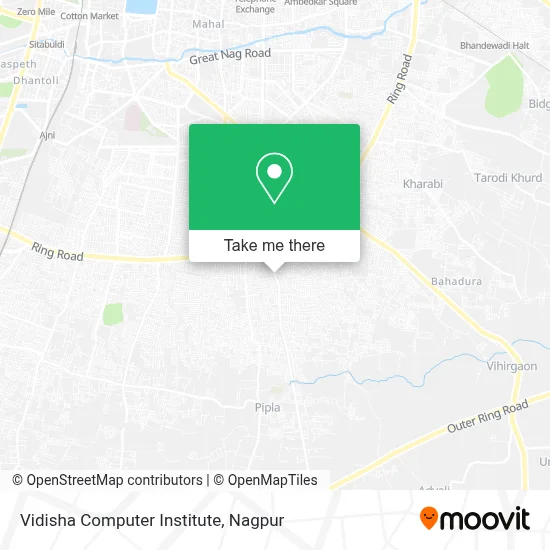 Vidisha Computer Institute map