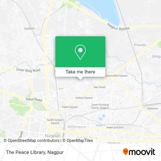 The Peace Library map