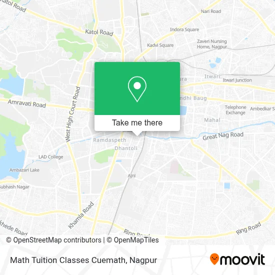 Math Tuition Classes Cuemath map