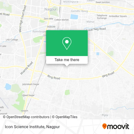 Icon Science Institute map