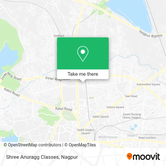 Shree Anuragg Classes map