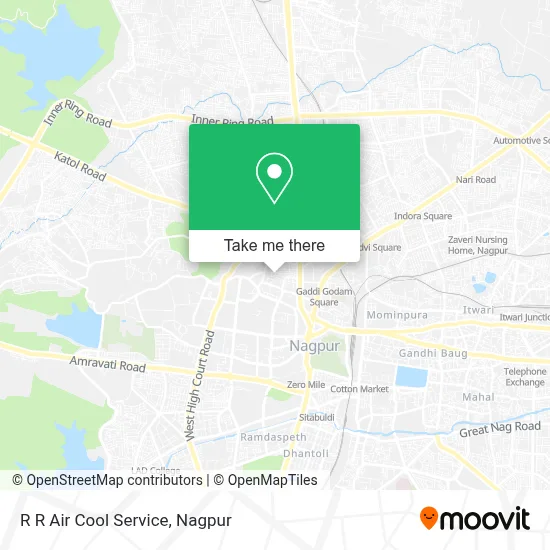 R R Air Cool Service map
