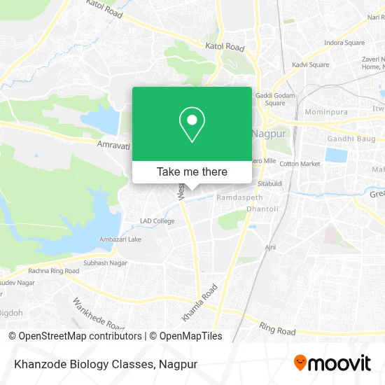 Khanzode Biology Classes map