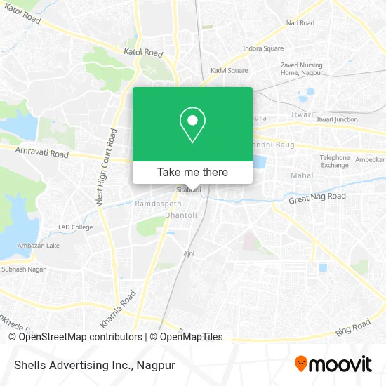 Shells Advertising Inc. map