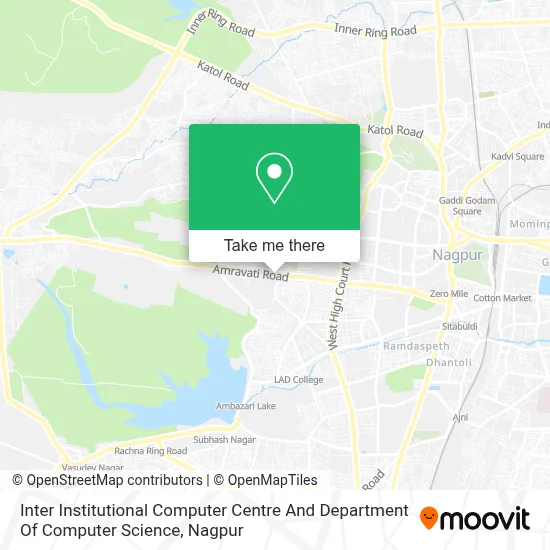 Inter Institutional Computer Centre And Department Of Computer Science map