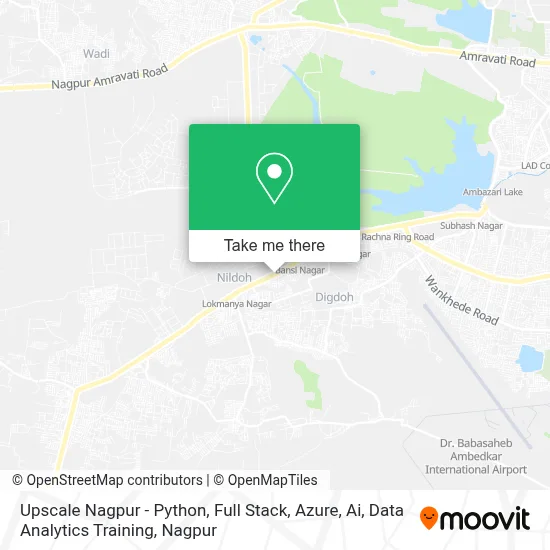 Upscale Nagpur - Python, Full Stack, Azure, Ai, Data Analytics Training map