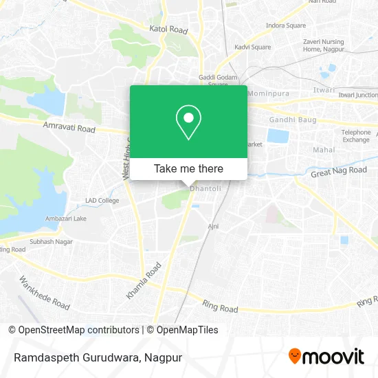 Ramdaspeth Gurudwara map