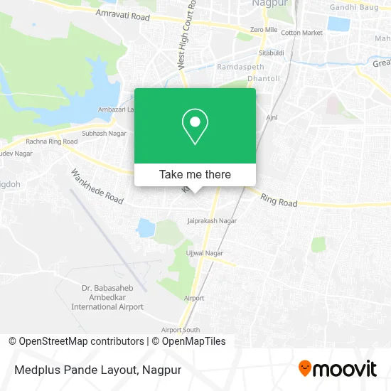 Medplus Pande Layout map
