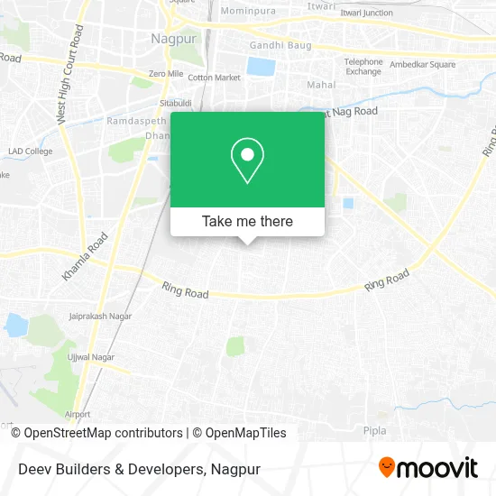 Deev Builders & Developers map