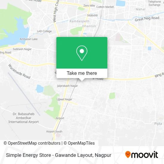 Simple Energy Store - Gawande Layout map