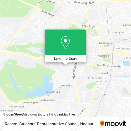 Rcoem: Students' Representative Council map