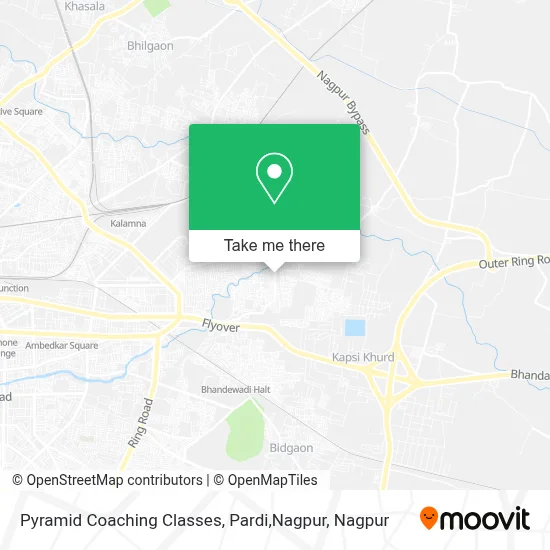 Pyramid Coaching Classes, Pardi,Nagpur map