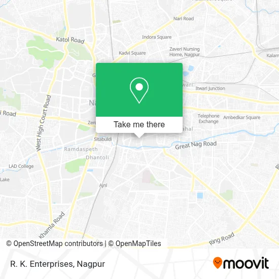 R. K. Enterprises map