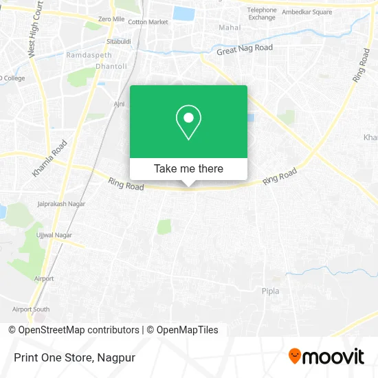 Print One Store map