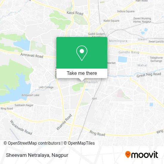 Sheevam Netralaya map
