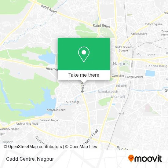 Cadd Centre map